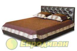 Кровать Валенсия - (Д) К/з «Классик коричневый»