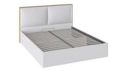 Кровать с подъемным механизмом «Квадро» (Белая) 2000x1600мм (Т)