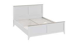 Кровать без подъемного механизма «Ривьера» (Дуб Бонифацио/Белый) 2060х1682мм (Т)